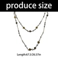 thumbnail image 3 of Handmade Flower Bead Necklace Antique Inspired Design Neck Chain Comfortable Daily Wear For Special Occasion, 3 of 8