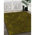 thumbnail image 3 of Ahgly Company Machine Washable Indoor Square Transitional Oak Brown Area Rugs, 3' Square, 3 of 7