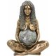 thumbnail image 1 of Estatua de resina de Gaia milenaria de diseño de alta calidad, acabado en bronce, diosa de resina ecológica hecha a mano para la meditación y la tranquilidad, 1 of 5