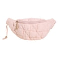 thumbnail image 1 of 6090 Bolso Pecho Algodón Plisado Bordado Acolchado Versátil Moderno Bolso Cruzado Un Hombro para Mujer (rosa), 1 of 9
