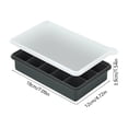 thumbnail image 3 of Large Ice Tray With Lid Silicone Ice Cubes Tray 15-Cubes Freezer Ice Molds Ice Maker Molds Ice Cubes Tray, 3 of 6