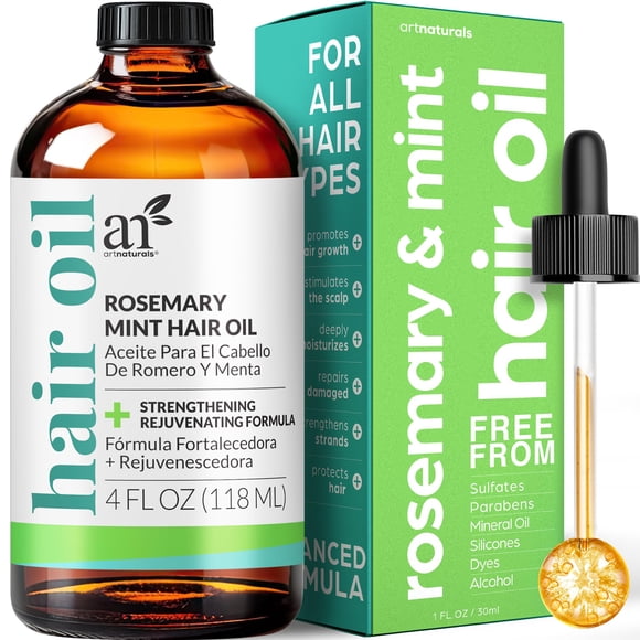 Tratamiento capilar Artnaturals Rosemary Mint 120 ml para cabello seco