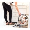 thumbnail image 4 of Baby Delight Aura Deluxe Portable Rocker, Quilted Charcoal Tweed, 4 of 6