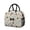 Bone and Dog, variant on Dog Paw Print and Bone Black Insulated Leakproof Lunch Box for Work, Lunch Bag for Women Men, Loncheras Para Mujer for Beach Travel Picnic Camping