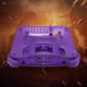 thumbnail image 4 of Escudo Protector Funda protectora carcasa translúcida para consola de juegos retro N64 (púrpura), 4 of 7