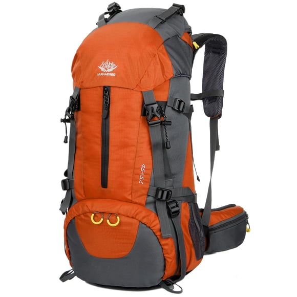 Mochila de senderismo WoneNice 50 L impermeable con funda para lluvia