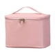 thumbnail image 3 of Bolsa de maquillaje, neceser, organizador ligero con divisores, cierre de cremallera, accesorios de , tela Oxford para viajes de negocios. Rosa, 3 of 10