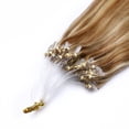 thumbnail image 4 of MY-LADY Balayage Micro Loop Ring 100% Remy Human Hair Extensions Thick Invisible Nano Beads Micro Link Hairpiece 50S 1G, 4 of 10