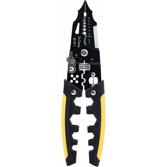 Vivicreate Professional 28 in 1 Wire Stripper/wire Crimping Tool, Wire Cutter, Wire Crimper, Cable Stripper, Wiring Tools and Multi-Function Hand Tool