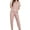 Pink, variant on Yievot Women's Pajamas Set Short Sleeve Shirts and Drawstring Pants 2 Piece Soft Pjs Lounge Sleepwear