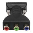 thumbnail image 2 of 3rca Rgb Female To Hd 15-pin Vga Style Component Video Jack Adapter Conventer, 2 of 5