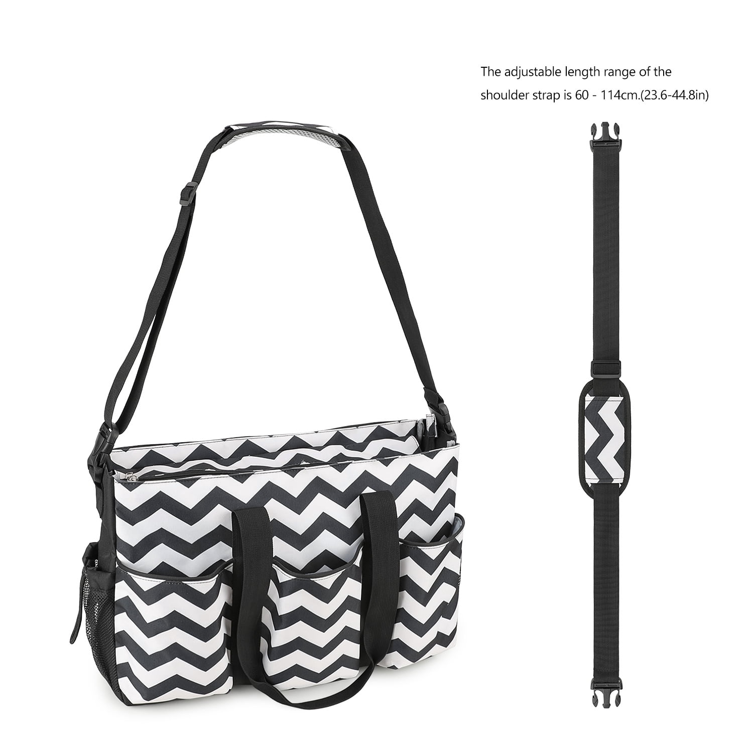 SPEKSEE Crossbody Organizer Diaper Bag - Outdoor Mother's Water-Repellent Baby Care Bag with Multiple Pockets