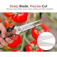 thumbnail image 3 of Heavy Duty Stainless Steel Garden Pruning Shears - Black and Red, 3 of 5