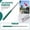 A003- Green, variant on Extendable Flag Pole, Teacher Pointer Stick for Classroom, Stainless Steel Guide Flag Pole, Non-Slip Foam Handle Portable Handheld Pointer Stick for Presentations, Museum Tours,