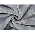 thumbnail image 2 of Chaps Couverture en peluche douce et soyeuse Gris Double/Queen, 2 of 3
