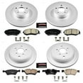 thumbnail image 2 of PowerStop Front and Rear Geomet Coated Brake Rotor and Pad Kit Fits: SCION SUBARU TOYOTA Select Models CRK6164, 2 of 5