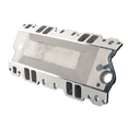 thumbnail image 2 of FGJQEFG Airgap Intake Manifold High Rise Dual Plane Compatible with SBC Chevy 350 400 Black, 2 of 4