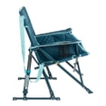 thumbnail image 4 of GCI Outdoor Kickback Insulated Rocker Low Profile Rocking Camping Chair with Cup Holder, Teal, 4 of 11