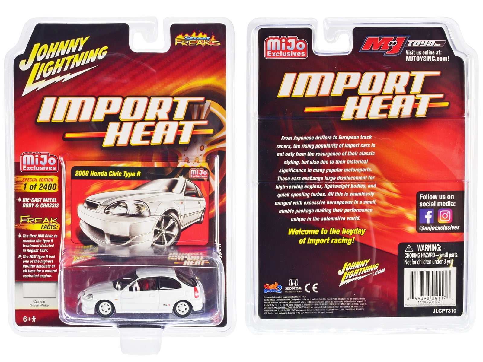 Johnny Lightning　'99 Honda Civic 　ミニカー s-l400.jpg
