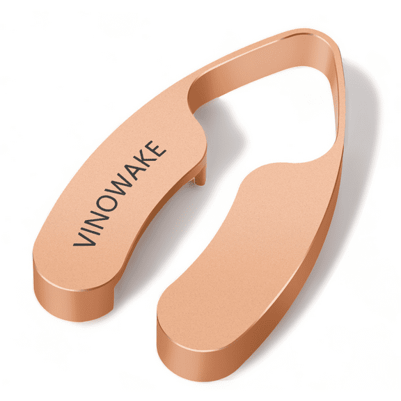 LINKSTYLE VINOWAKE Wine Bottle Foil Cutter, Premium Aluminum Stainless Steel - Rose Gold