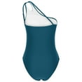 thumbnail image 6 of Youyipin womens swimsuits One Shoulder One Piece Swimsuit Women Teen Girls Tummy Control 2025 Bathing Suits Modest Full Coverage Swimwear bathing suit for women, 6 of 7