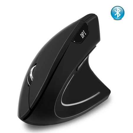 Fashion Wireless Bluetooth Vertical Mouse Engineering 1600DPI Optical Silent