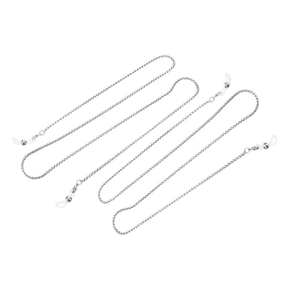 PENIKOKO Stainless Steel Glasses Chain Lanyard with Anti- Design, 36 Inch Eyewear Holder for Daily Use and Outdoor Activities