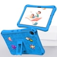 thumbnail image 4 of Case for Samsung Galaxy Tab A9+ 11.0" 2023 SM-X210 / SM-X215 / SM-X216, Shockproof Handle Convertible Stand Case Light Weight EVA Cute Kids Cover Cartoon Pattern with Shoulder Strap, Skyblue, 4 of 9