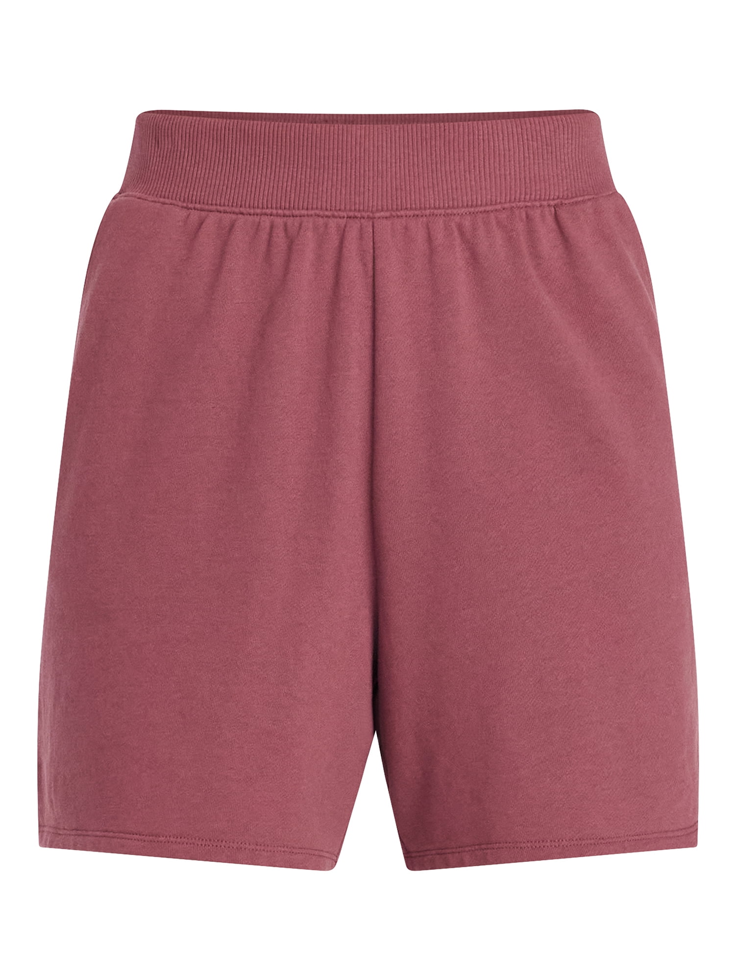 Athletic Works Women's Mineral Wash French Terry Shorts, Sizes XS-4X