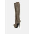 thumbnail image 4 of Nebula Rhinestone Embellished Stiletto Calf Boots, 4 of 11