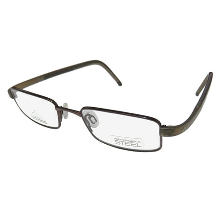New Adidas A001 Unisex/Boys/Girls/Kids Designer Full-Rim Brown For Boys & Girls Sporty Genuine Frame Demo Lenses 45-18-135 Eyeglasses/Eyewear