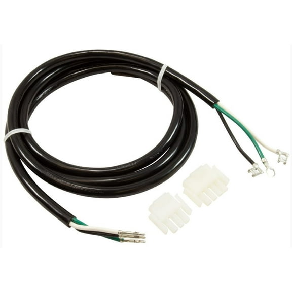 Hydro Quip 30-0324-72 Cord 4/3 x 72" White AMP-3/AMP-4 Male (G, B, W)