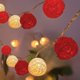 thumbnail image 4 of Guirnaldas De Luces De Plástico Guirnalda de luces LED de 5 cm con 20 luces, bolas de ratán rojas, alimentada por USB, para decoración navideña, bodas y dormitorios (1 unidad). Rkxzt, 4 of 9