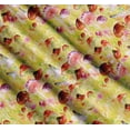 thumbnail image 3 of Soimoi Cotton Voile Fabric Leaves,Floral & Mushroom Vegetable Printed Craft Fabric by the Yard 42 Inch Wide, 3 of 7