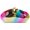 Rainbow, variant on Acrylic Clutch Purse for Women Evening Bag, Irregular Shell Acrylic Purse Box Clutch with Chain for Party Wedding Prom
