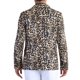 thumbnail image 3 of Blazer de leopardo INSPIRE CHIC para hombres, chaqueta deportiva de doble botonadura con solapa de pico, traje de animal, talla XL, marrón, 3 of 6