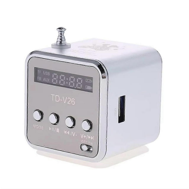 TD-V26 Mini Portable Sound Speaker Support TF Card FM Radio AUX Stereo Music Player Bluetooth Speaker