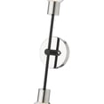 thumbnail image 5 of Z-Lite Neutra 2 Light Opal Glass Steel Wall Sconce in Matte Black and Brass, 5 of 7