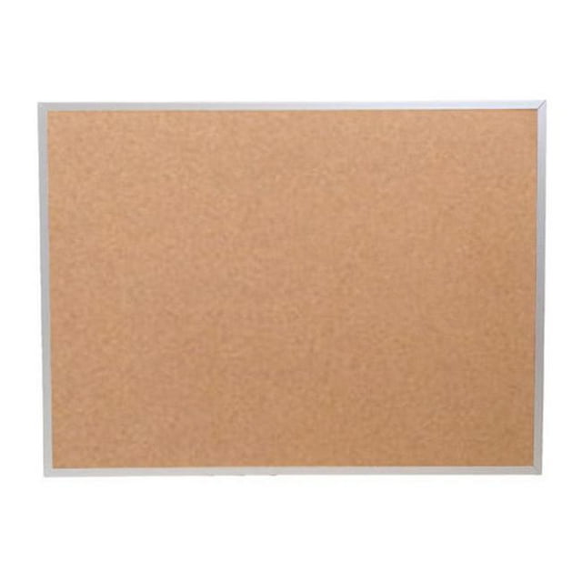 Aarco Products OB2436 Natural Cork Bulletin Board Red Oak Frame