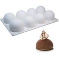 thumbnail image 1 of Moldes esféricos de silicona 3D Moldes esféricos para postres Moldes redondos para tartas de mousse Moldes para tartas de trufa Bolas de chocolate Bolas de gelatina Moldes para repostería JM, 1 of 5