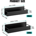 thumbnail image 2 of Magnetic Refrigerator Shelf, Spice Rack Organizer for Fridge, Magnet Shelves for Side of Refrigerator Heavy Duty, Metal Shelving Kitchen Organizer for Oven over the Stove for Space Saver(1pc-small), 2 of 8