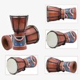 thumbnail image 3 of African Drum 4 Inches Good Sound Teaching Props Adults Adults Bango for Musical Bango Atmosphere Props Practicing Hand Drums for Party Bar House Church, 3 of 9