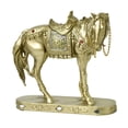 thumbnail image 4 of yotijay Horse Statue Decor Animal Figurine Crafts Desk Centerpiece Resin Horse Sculpture Gold, 4 of 9