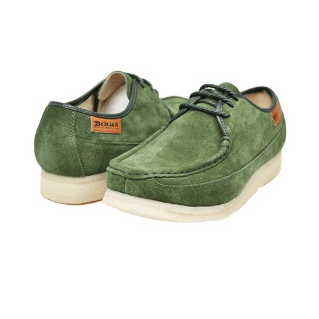 

British Collection Crown Plus Men Suede Lace Up Shoes