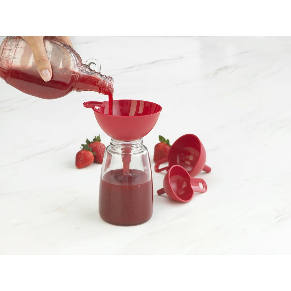 Good Cook 3Piece Plastic Funnel Set