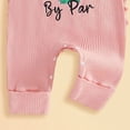 thumbnail image 6 of Akiihool Fall Outfits Baby Girl Baby Bodysuits Solid Soft Cotton Long Sleeve Bodysuits Pink,3-6 Months, 6 of 6