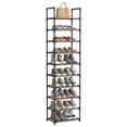 thumbnail image 1 of Zapatero SONGMICS con marco de metal gris de 10 niveles, 28 x 45 x 173 cm, 1 of 8