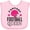AD-Pink, variant on Inktastic Fantasy Football Queen Sports Gift Girls Baby Bib
