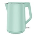 thumbnail image 1 of DEELLEEO Electric Kettle 1.5L  100% Stainless Steel Interior Double Wall Electric Tea Kettle  1500W Cool Touch Water Boiler  BPA-Free with Auto Shut-Off & Boil-Dry Protection  120V  Green, 1 of 7