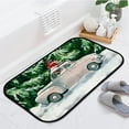 thumbnail image 4 of Floor Door Mats Bath Rugs White Car with Christmas Bathroom Carpet Non-Slip Absorbent for Entryway Indoor 36x24in Carpet Runner, 4 of 7